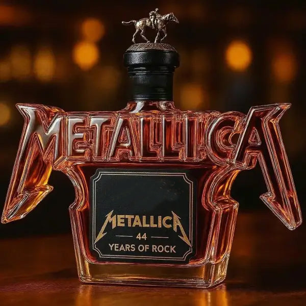 Premium Metallica 44 Years Of Rock Crown Royal Whiskey Bottle
