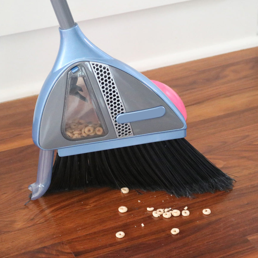 Cordless Vacuum Broom with Built-In Dustbin