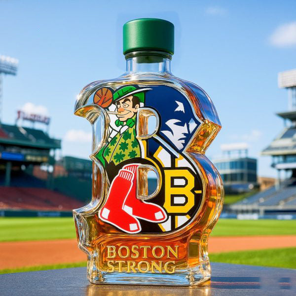 Boston Sports Teams Tribute Maple Syrup Bottle - Perfect Gift For Fans