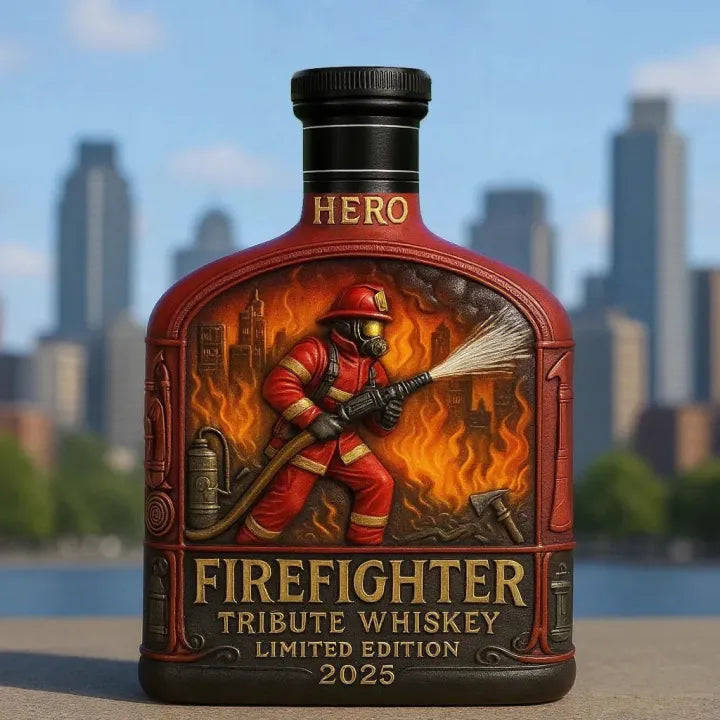 Firefighter Tribute Whiskey Bottle 2025