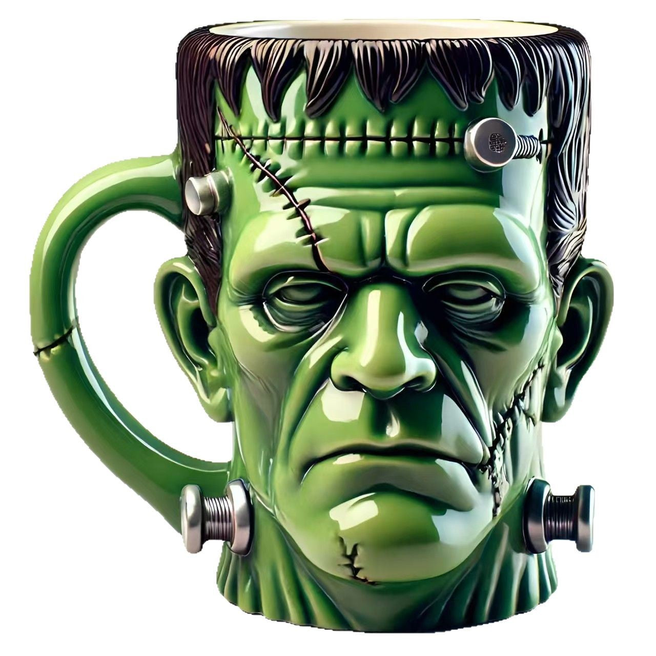 3D Sculpted Mug – Stainless Steel Tumbler, Creative Drinkware