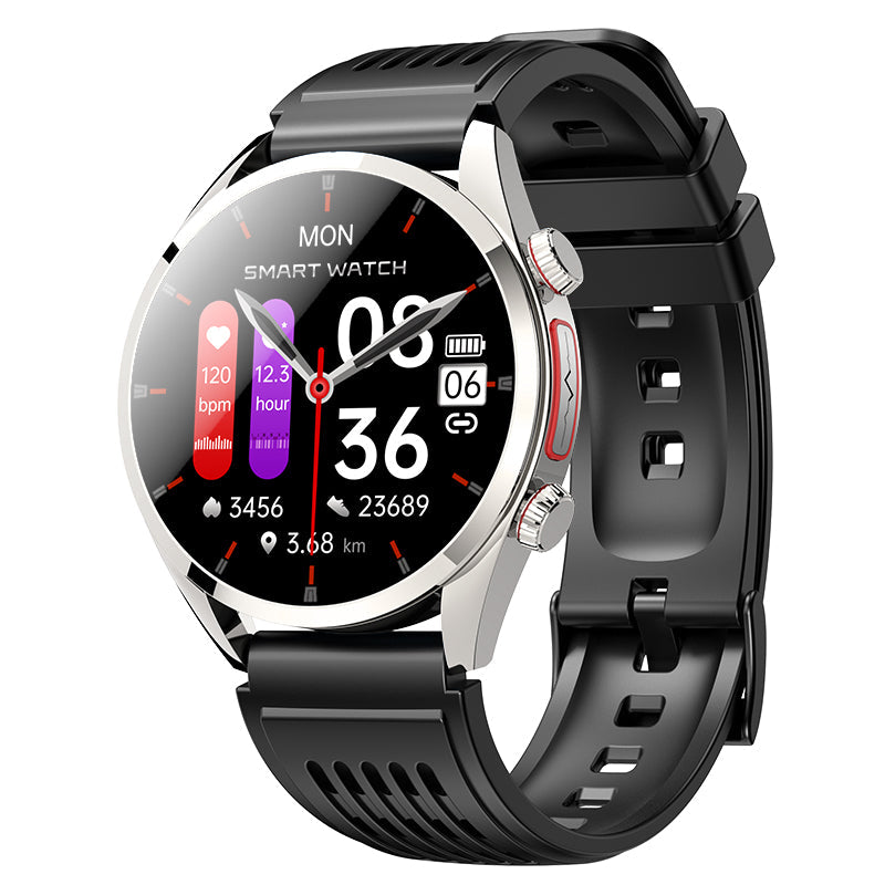 Multi-Lead ECG Monitoring, Blood Glucose & Pressure Tracking, Heart Rate Measurement – Health Smart Watch