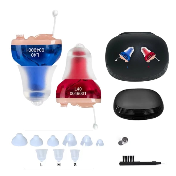 AuroraOne Rechargeable In-Ear Sound Amplifier | Comfortable, Discreet Daily Hearing Support