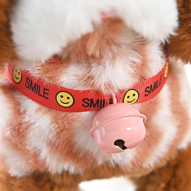 Interactive Robotic Puppy Plush Toy with Walking Action