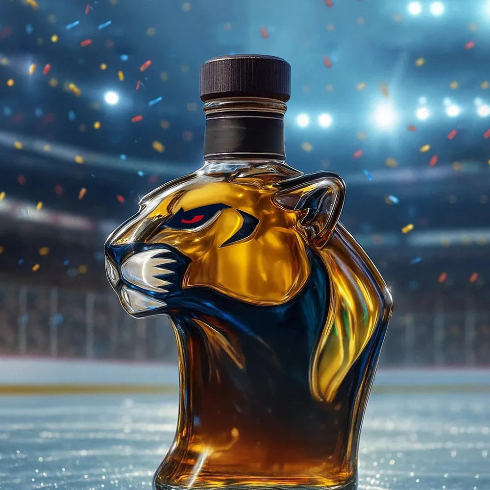Celebrate the Florida Panthers winning the 2025 NHL Stanley Cup Championship Whisky Bottle🍺