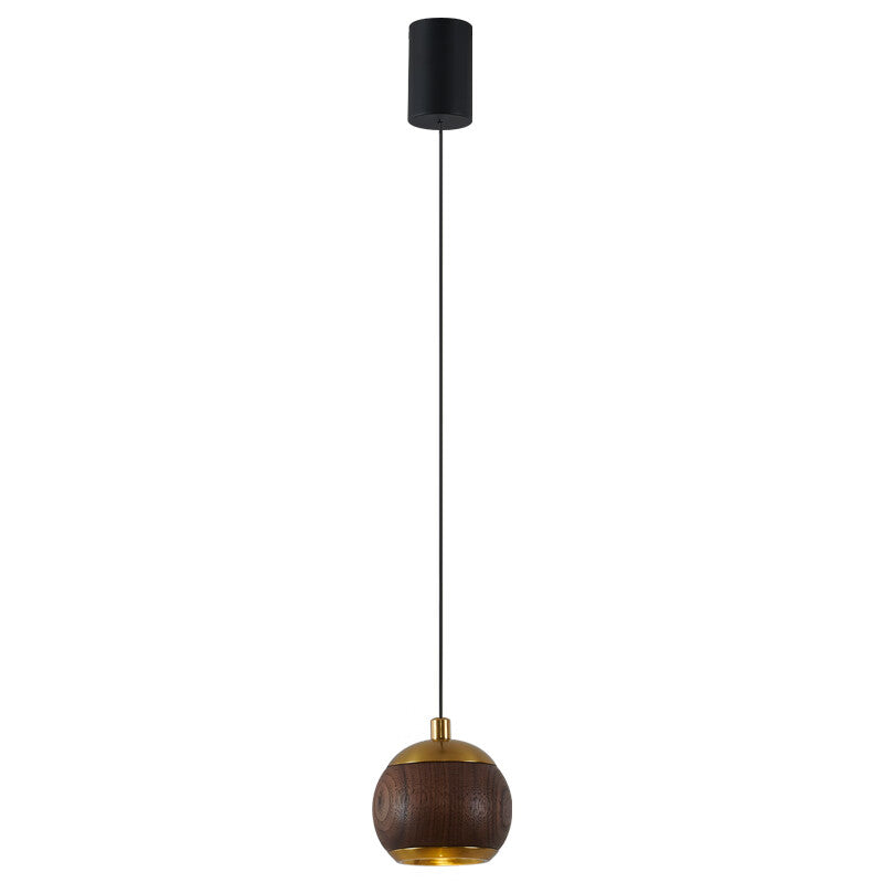 Highendlights Adjustable Walnut Wood Pendant Light - Standard 5W Neutral Light
