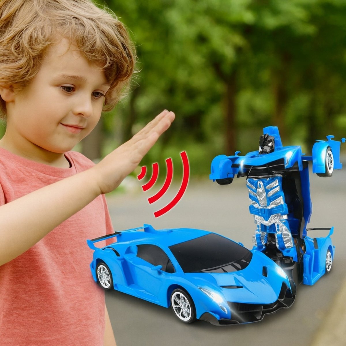 Morphing RoboRacer RC Transforming Car