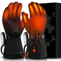 Rechargeable Heated Gloves with Touchscreen and Waterproof Design