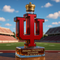 Indiana University Hoosiers Whiskey Bottle