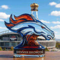 Denver Broncos whiskey bottle