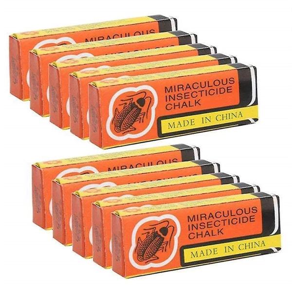 Magic Dustless Chalk for Cockroach Ants Cockroach Repeller 10 Boxes