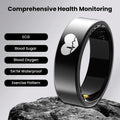 Smart Health Ring with Blood Glucose, ECG/EKG & Blood Pressure Tracking + AI Analysis