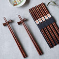Golden Sakura Wooden Chopstick Set