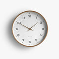 Minimalist Wooden Wall Clock, Silent Movement