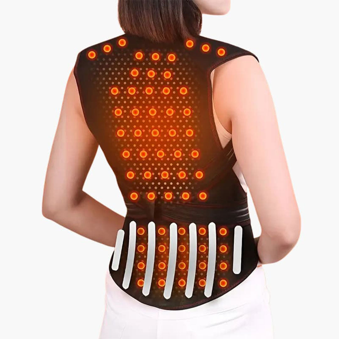 Back Support Belt - Magnetic Design - Adjustable Fit