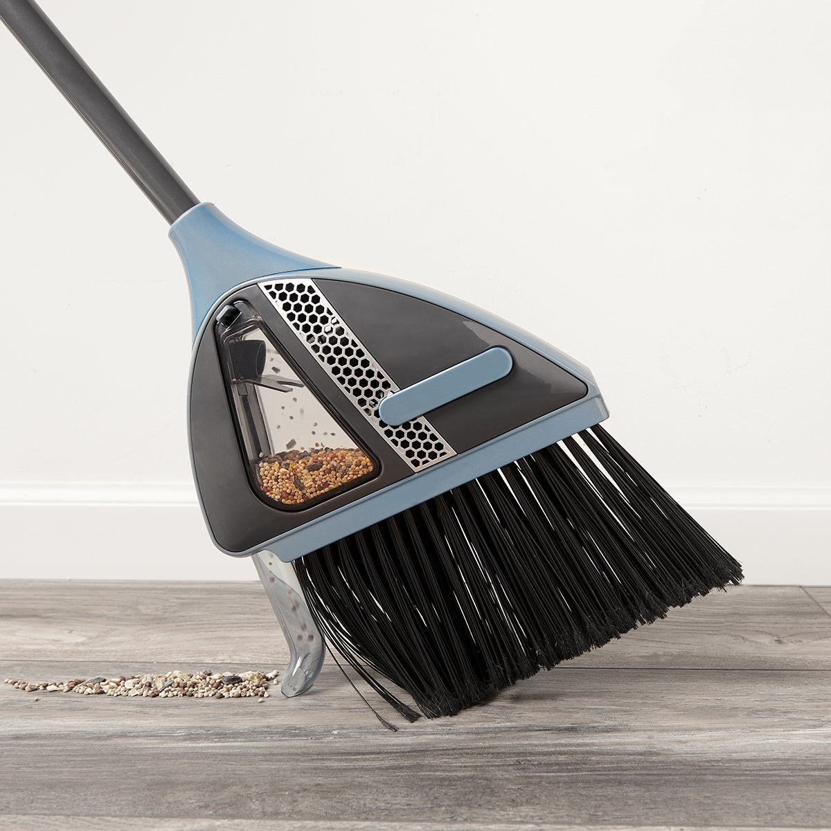 Cordless Vacuum Broom with Built-In Dustbin