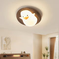Highendlights Full-Spectrum Kids Room Ceiling Light - Cartoon Walnut Wood Style
