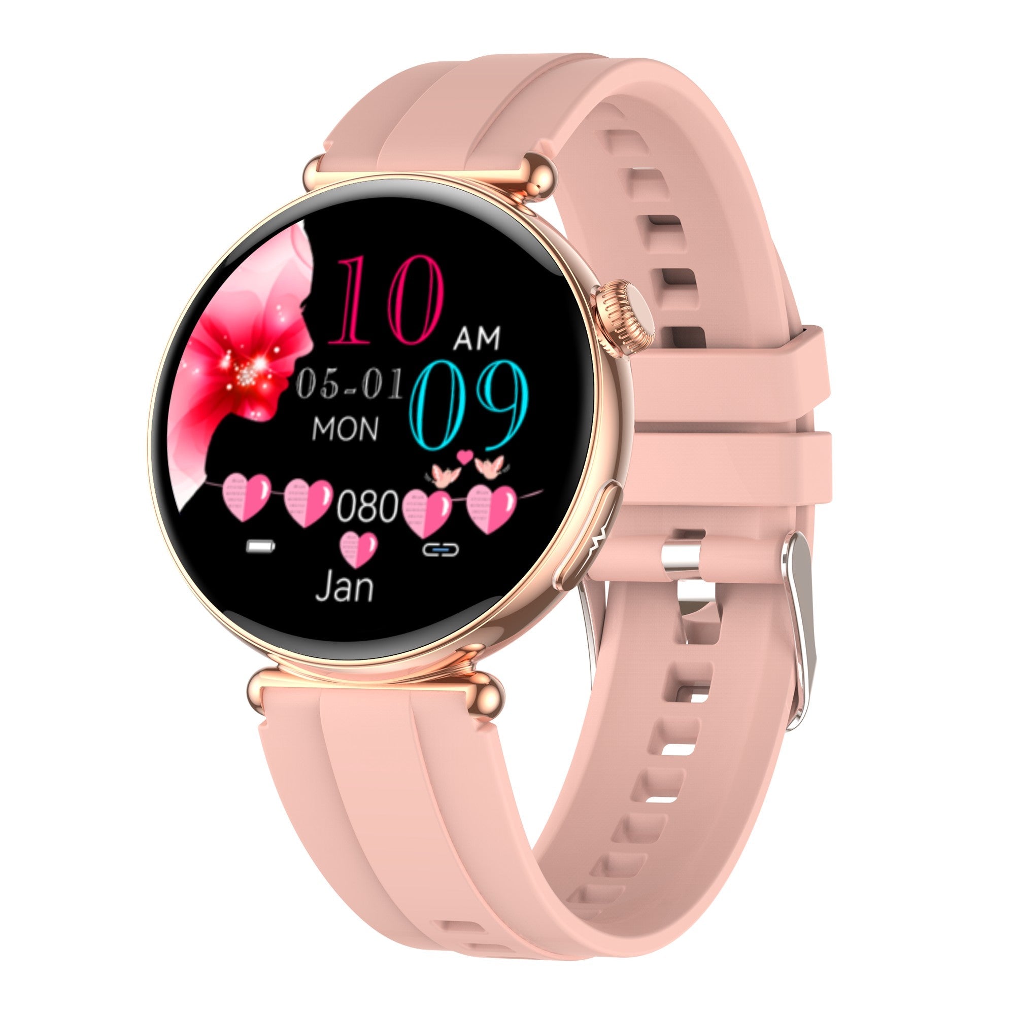 Blood Glucose Blood Lipid ECG Monitoring Women's AI Smart Watch