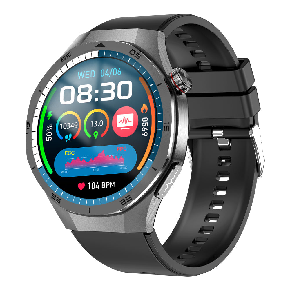 Wellness Smartwatch: Heart Rhythm, Glucose & Stress Tracker - RD01