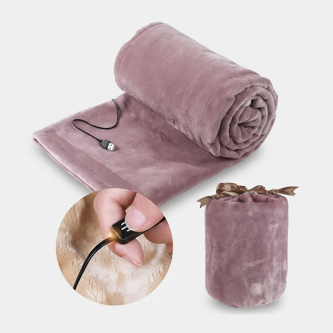 Electric Blanket - Cordless Design - USB Heated