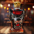 NC State Wolfpack Custom Whiskey Bottle