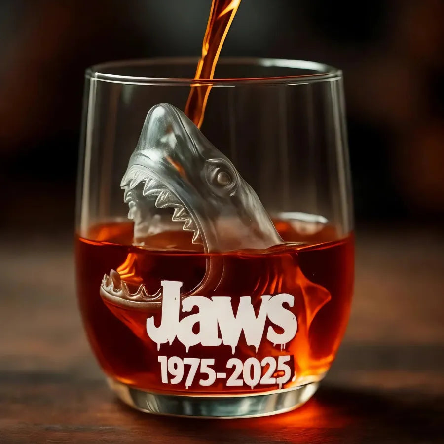 Jaws 50th Anniversary Coffee, Beer, and Water Cups, Creative Home Furnishings