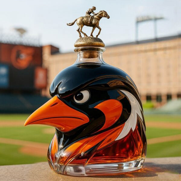 Baltimore Orioles Whiskey Bottle