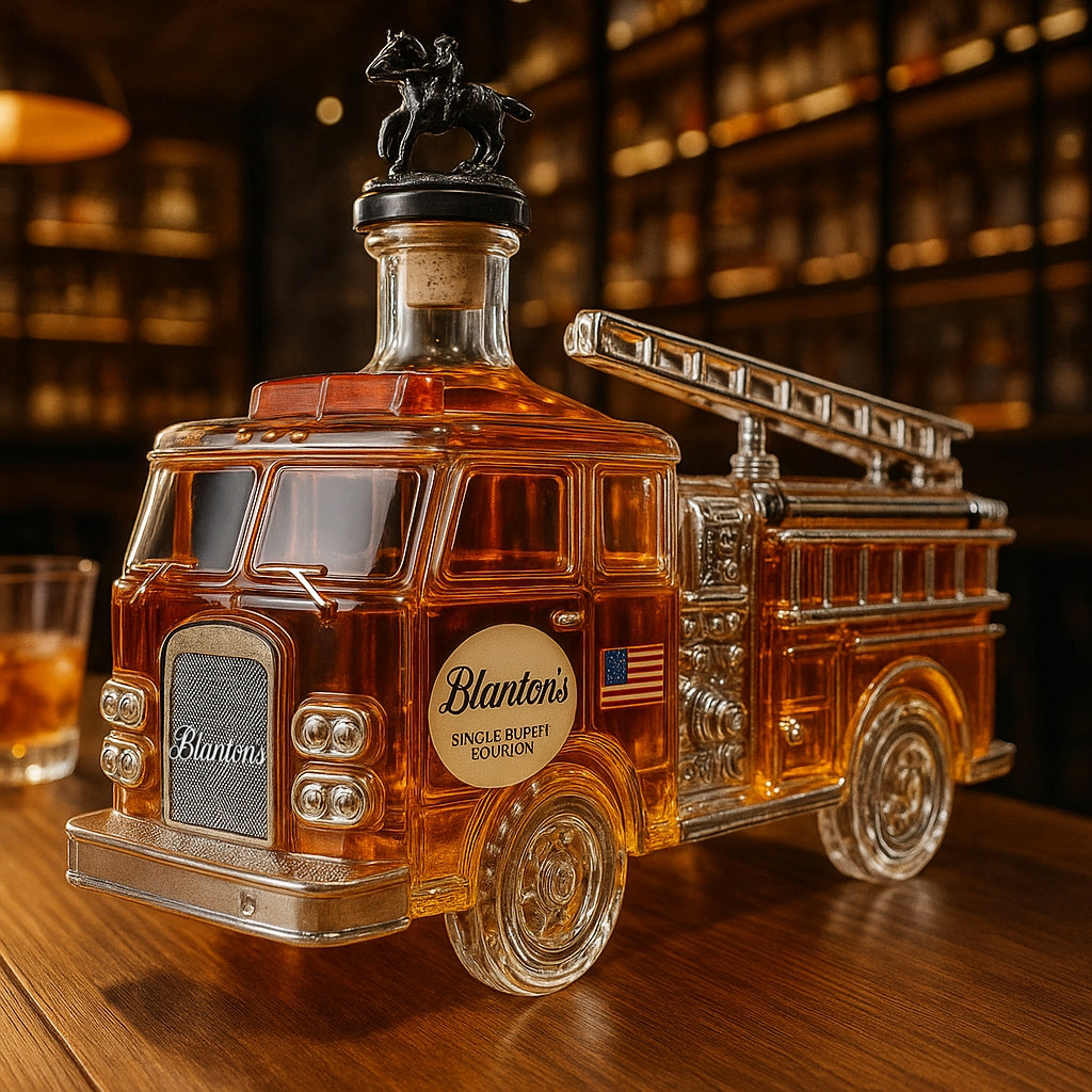 Fire Truck Whiskey Bottle