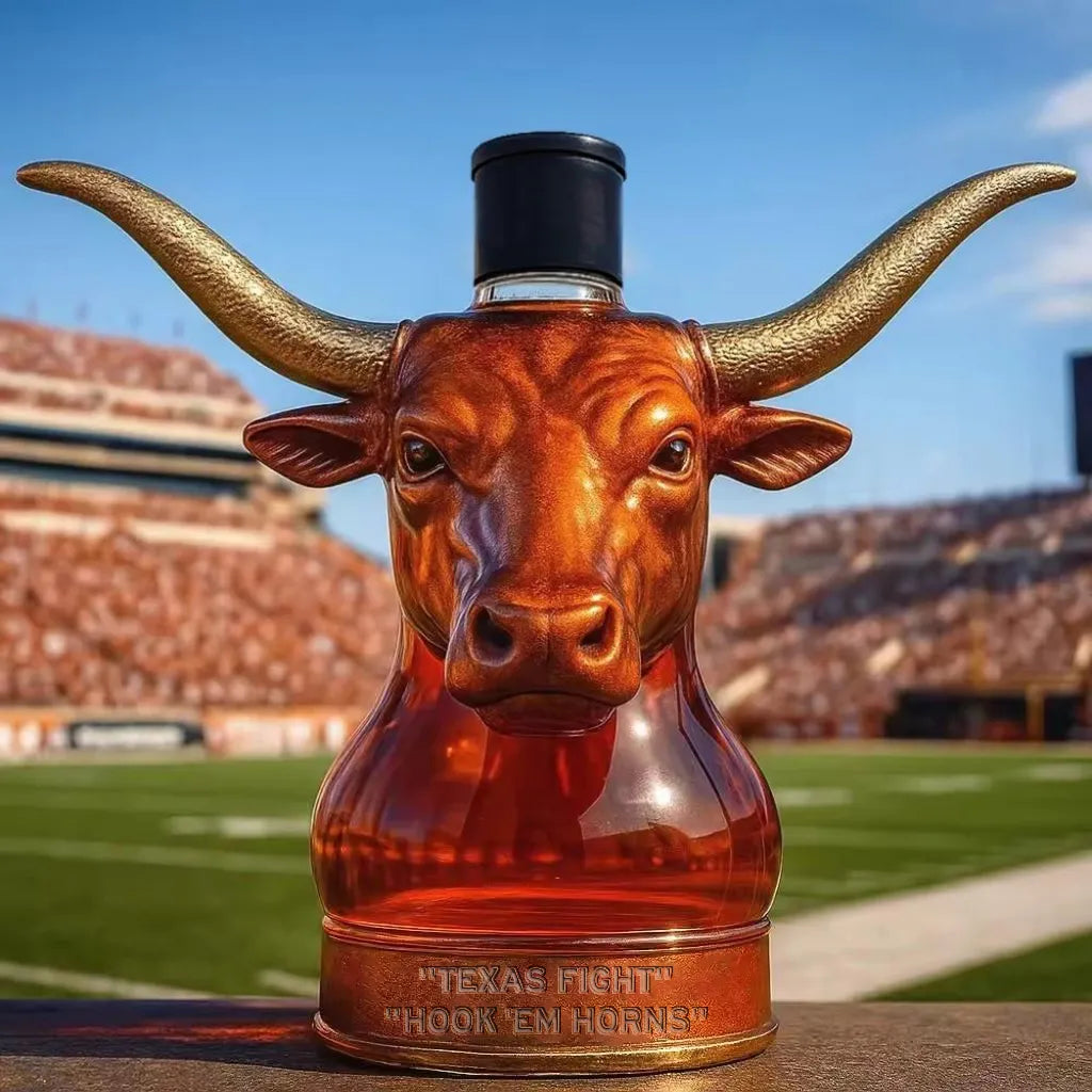 Texas Spirit Bull Bottle - Perfect For Game Day And Special Occasions