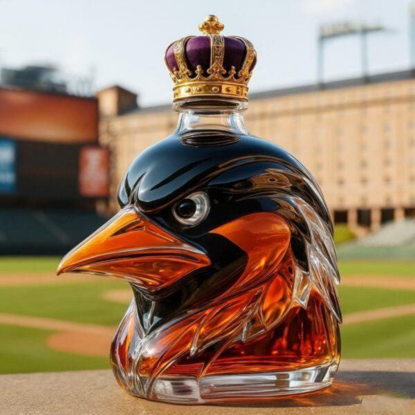 Baltimore Orioles Whiskey Bottle