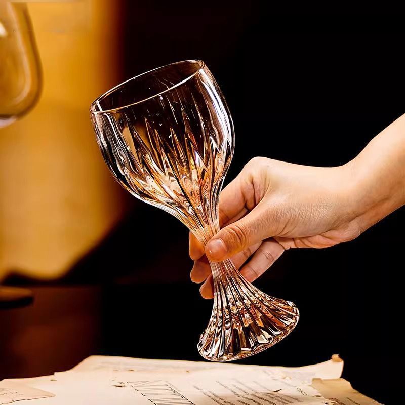 10 Oz Art Crystal Wine Glasses Set Of 2