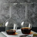 Upside Down Wine Glass – Funny Novelty Gift, 14 oz