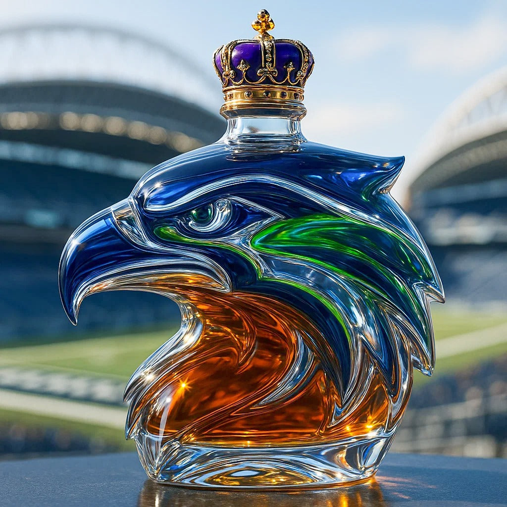 Seattle Seahawks Whisky Bottle