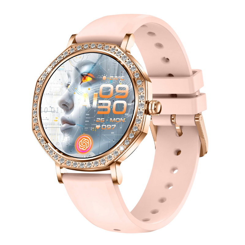 Ultra-thin Fashions BT Call  Women's Smartwatch Blood Glucose BP Sleep  Measurement