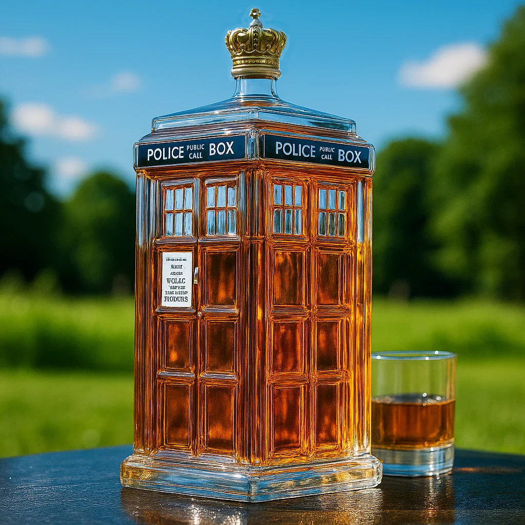 Doctor Who TARDIS Whisky Bottle
