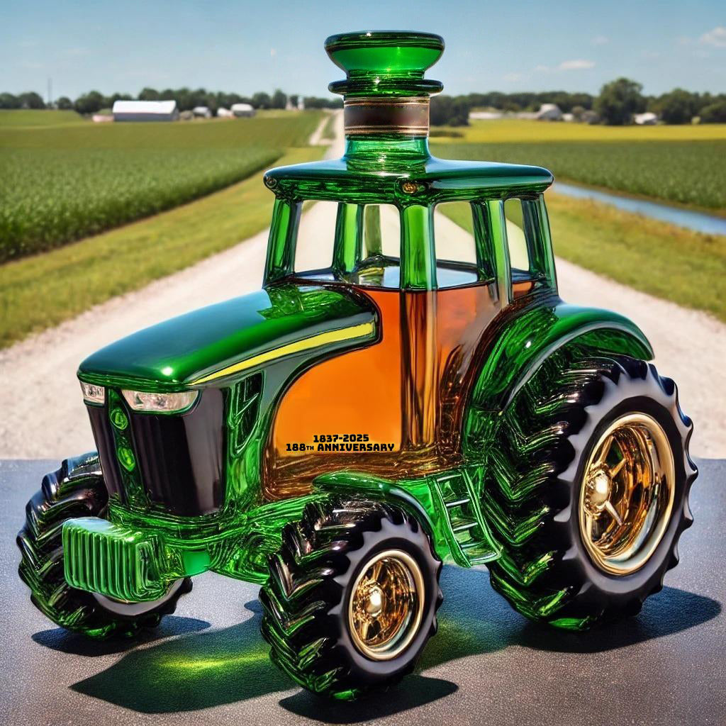 188th Anniversary Commemorative Tractor Whiskey Bottle