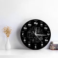 Periodic Table Of Chemical Elements Wall Clock