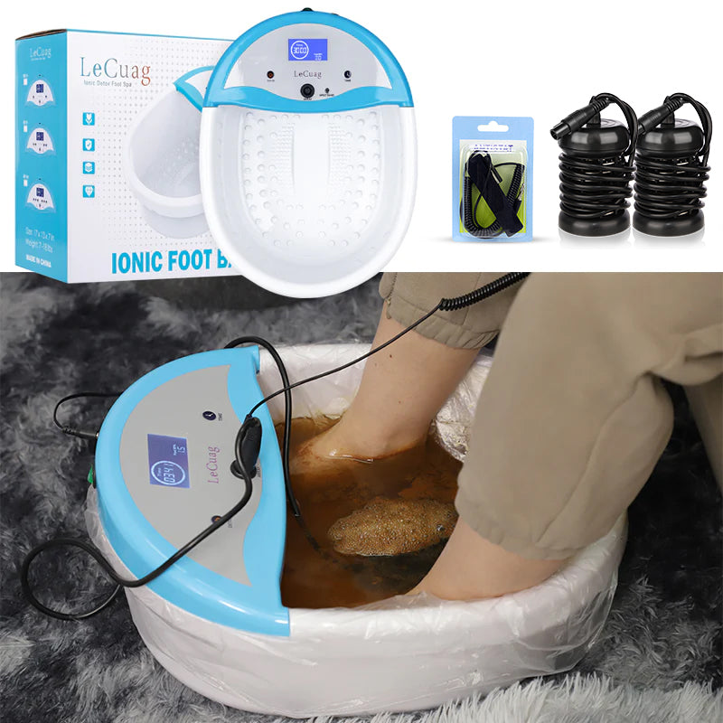 Ionic Foot Bath Detox Machine – Multi-Functional Ion Foot Spa with Basin & Arrays for Home Relaxation