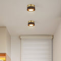 Highendlights Surface-Mounted Downlight - Black Walnut & Brass