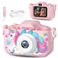 Unicorn HD Kids Camera with 32GB Rechargeable Battery - Capture Awesome Photos and Videos!