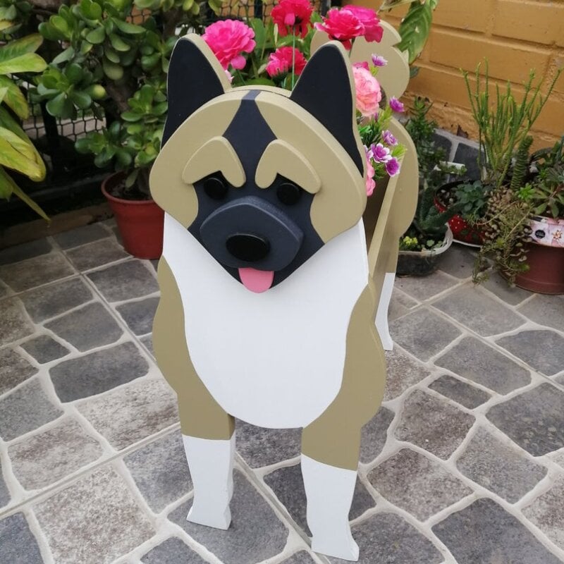 American Akita Planter (24*21*10cm)