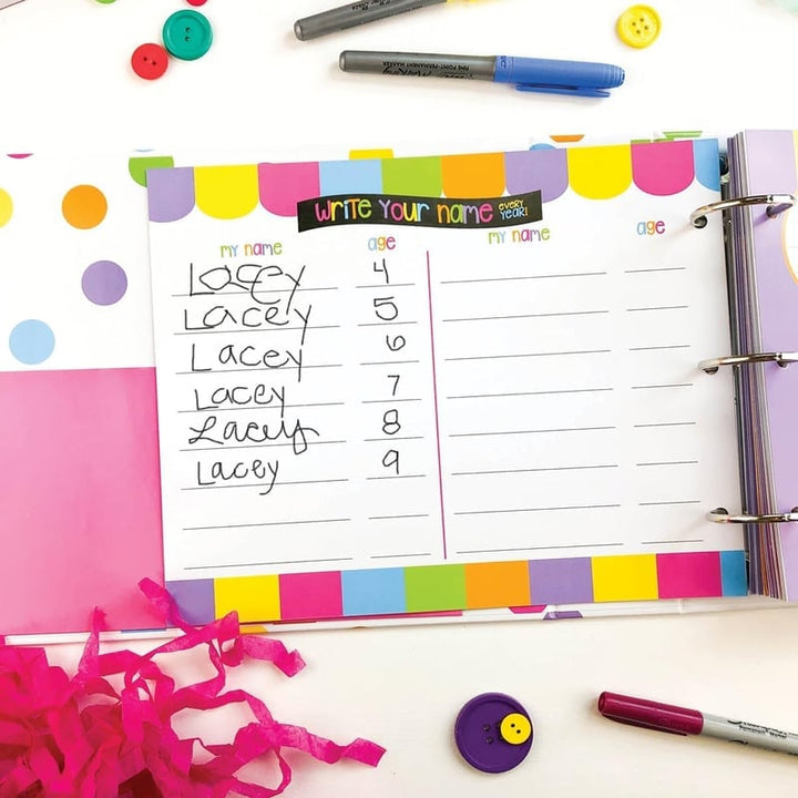 School Year Memory Book — From Preschool to College