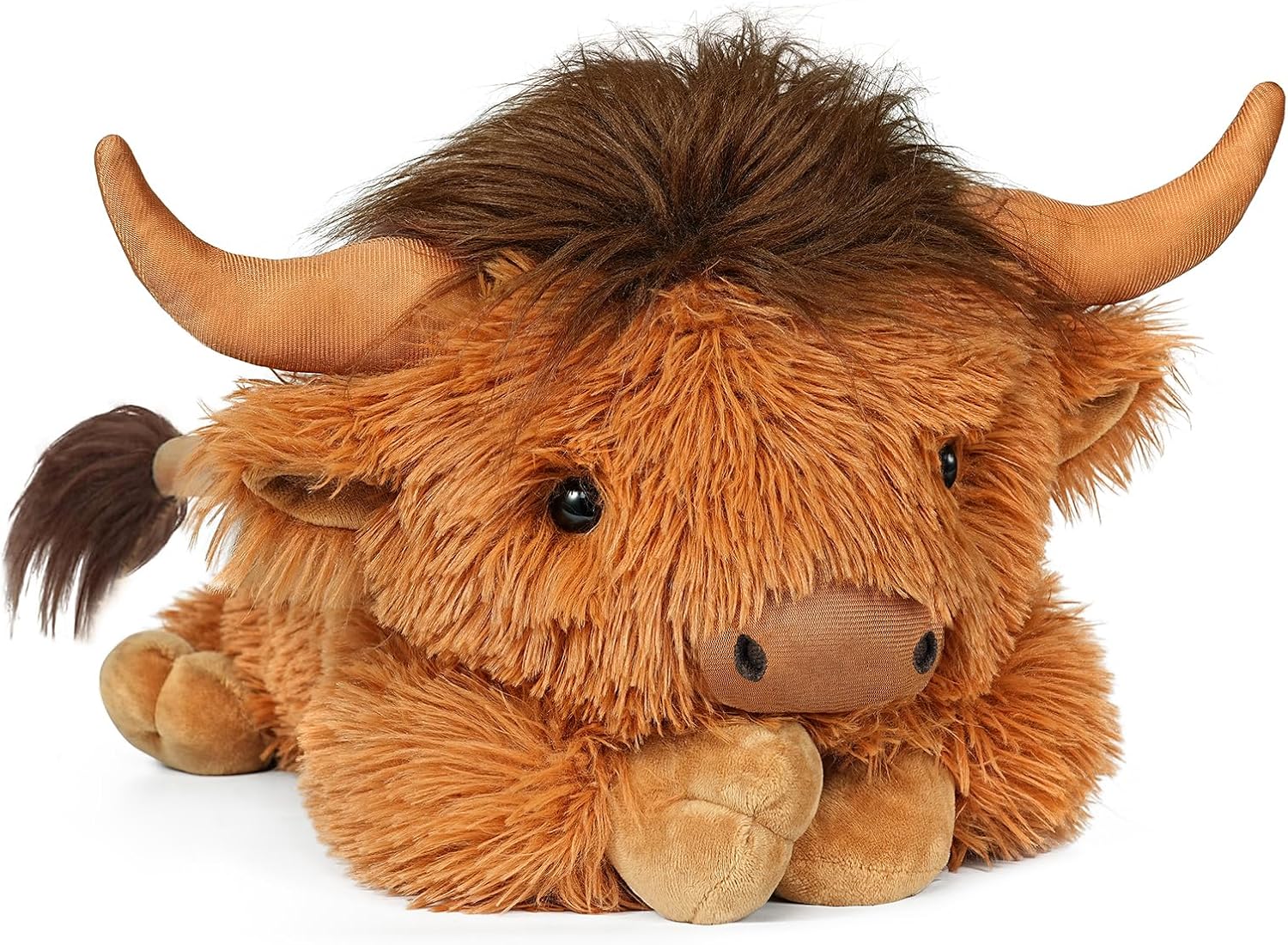 Weighted Highland Cow Stuffed Animals | 4.2 Lbs Weighted Highland Cow Plush for Kids