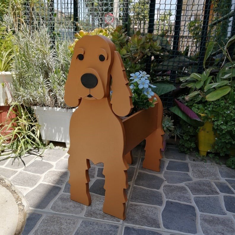Cocker Spaniel Planter (24*21*10cm)