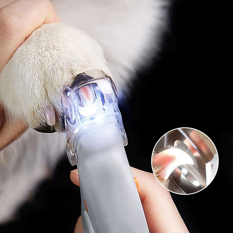 Pet Nail Clippers with Smart Quick Safety Sensors