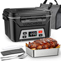 Wireless Rechargeable Self-Heating Lunch Box with Timer, 1.3L Capacity