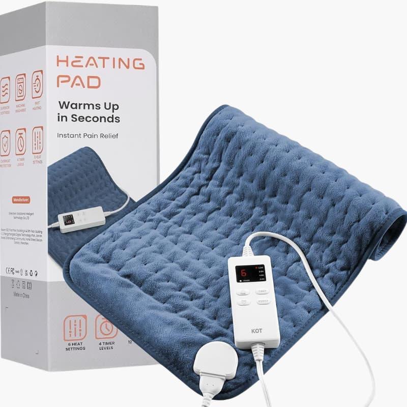Electric Heating Pad - Adjustable Temperature - Timer Function