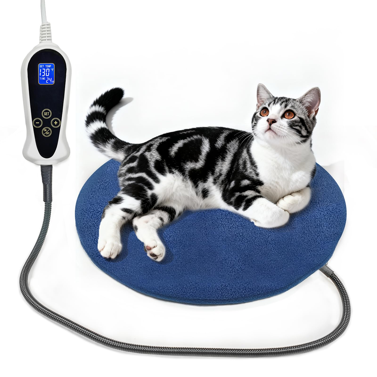 Extra Large Heated Pet Mat for Dogs, Waterproof Electric Bed