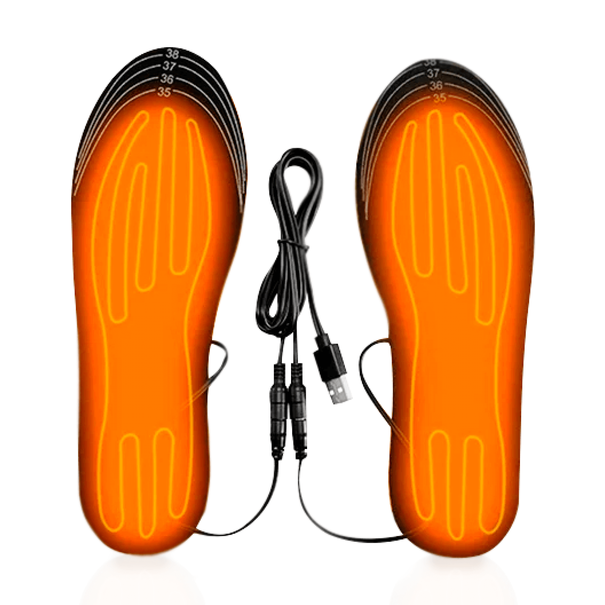 Rechargeable Heated Insoles - Electric Foot Warmers for Boots & Winter Work