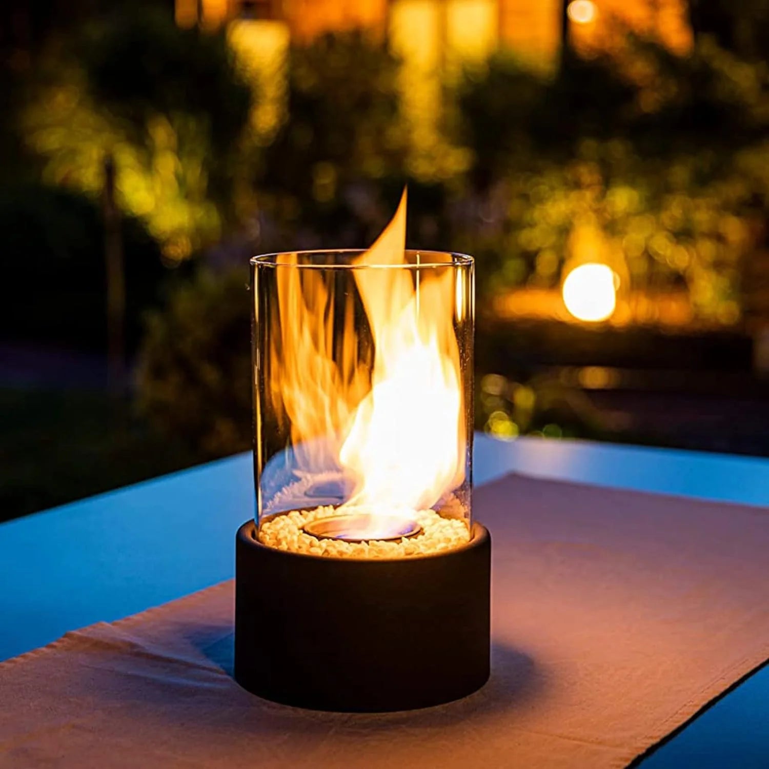Portable Bioethanol Fireplace for Indoor & Outdoor Cozy Atmosphere
